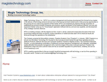Tablet Screenshot of magistechnology.com